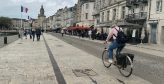 vélo, vieux port, piéton la rochelle