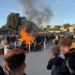 barricade, manifestation, blocus lycée, blocage, manifestants,vieljeux, police, CRs, gendarmerie, incendie, barricade