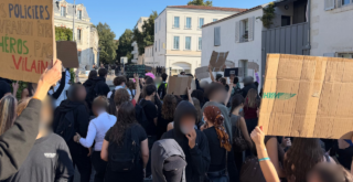 manif, lycéen, lycée, manifestation, blocage lycée, blocus lycée, revendications, gilets jaune